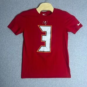 Nike Men's Red Tampa Bay Buccaneers Winston #3 Athletic‎ Cut T-Shirt Size Small